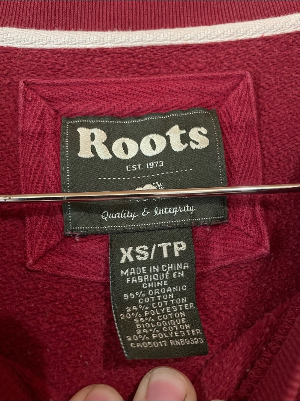 Roots | Red Crewneck Sweater - Picture 2 of 3